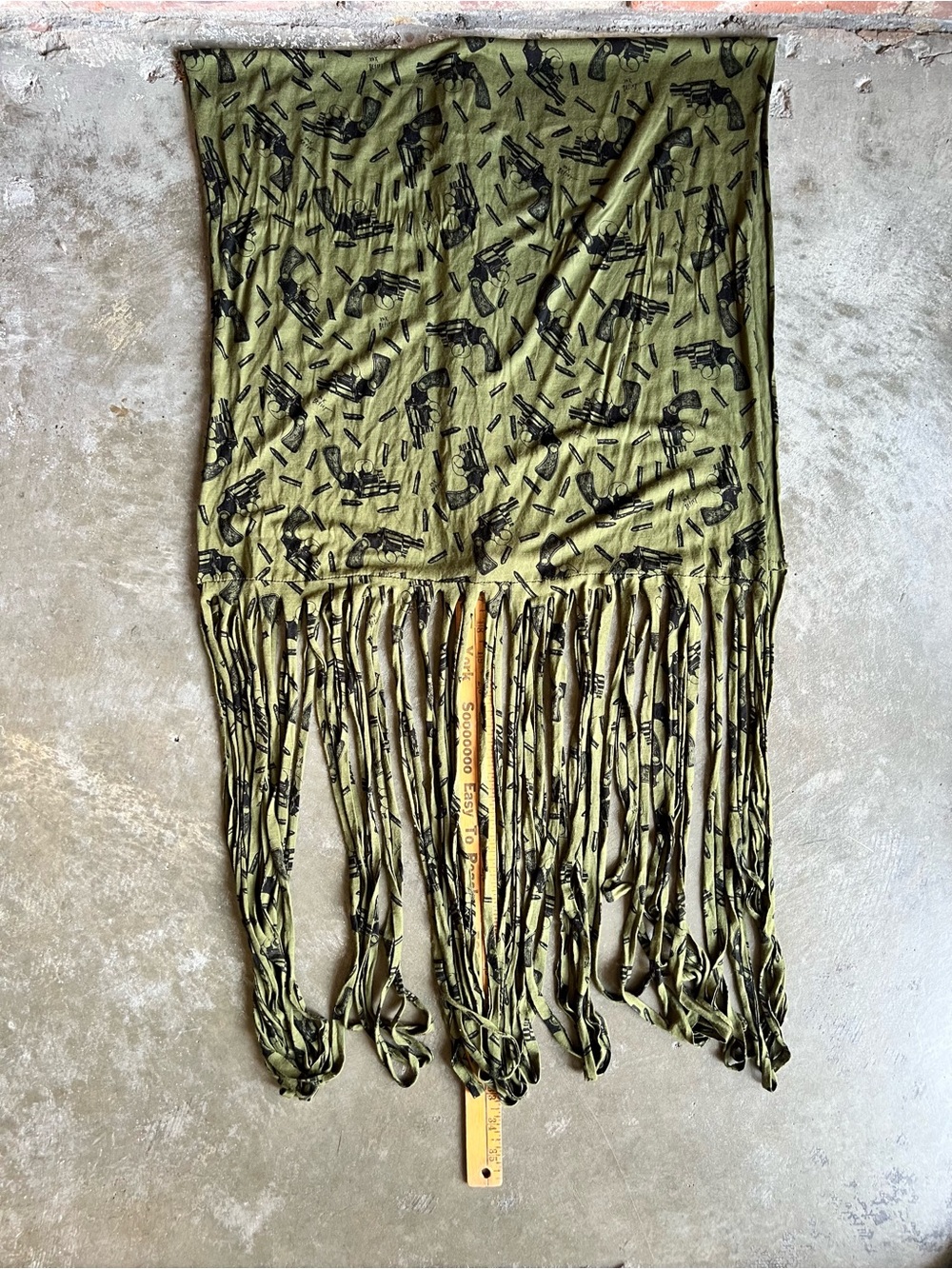 Betsey Johnson Gun Print Infinity Scarf - Picture 4 of 6